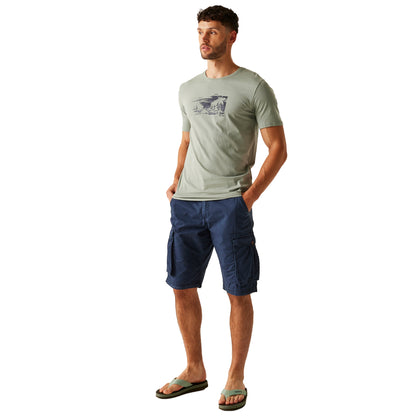 Glacier - Side - Regatta Mens Cline IX Beach T-Shirt