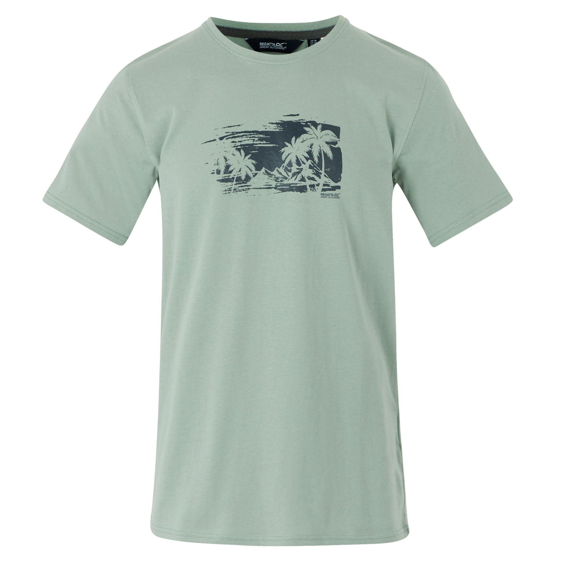 Glacier - Front - Regatta Mens Cline IX Beach T-Shirt