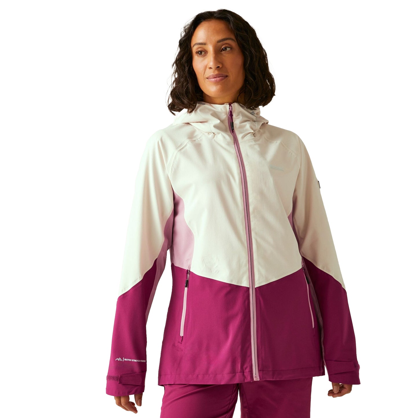 Light Vanilla-Beaujolais-Lilas - Lifestyle - Regatta Womens-Ladies Raddick III Waterproof Jacket