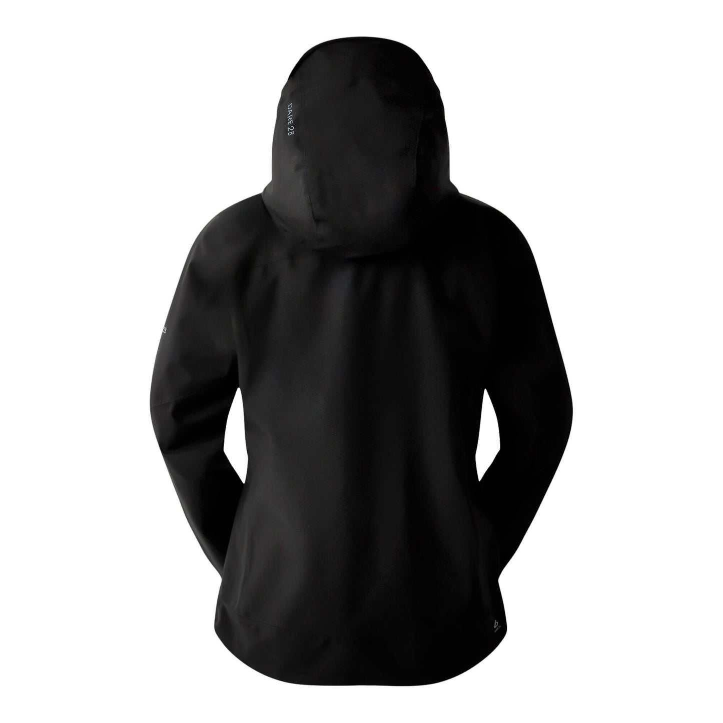 Black - Back - Dare 2B Womens-Ladies Torrek II Colour Block Waterproof Jacket