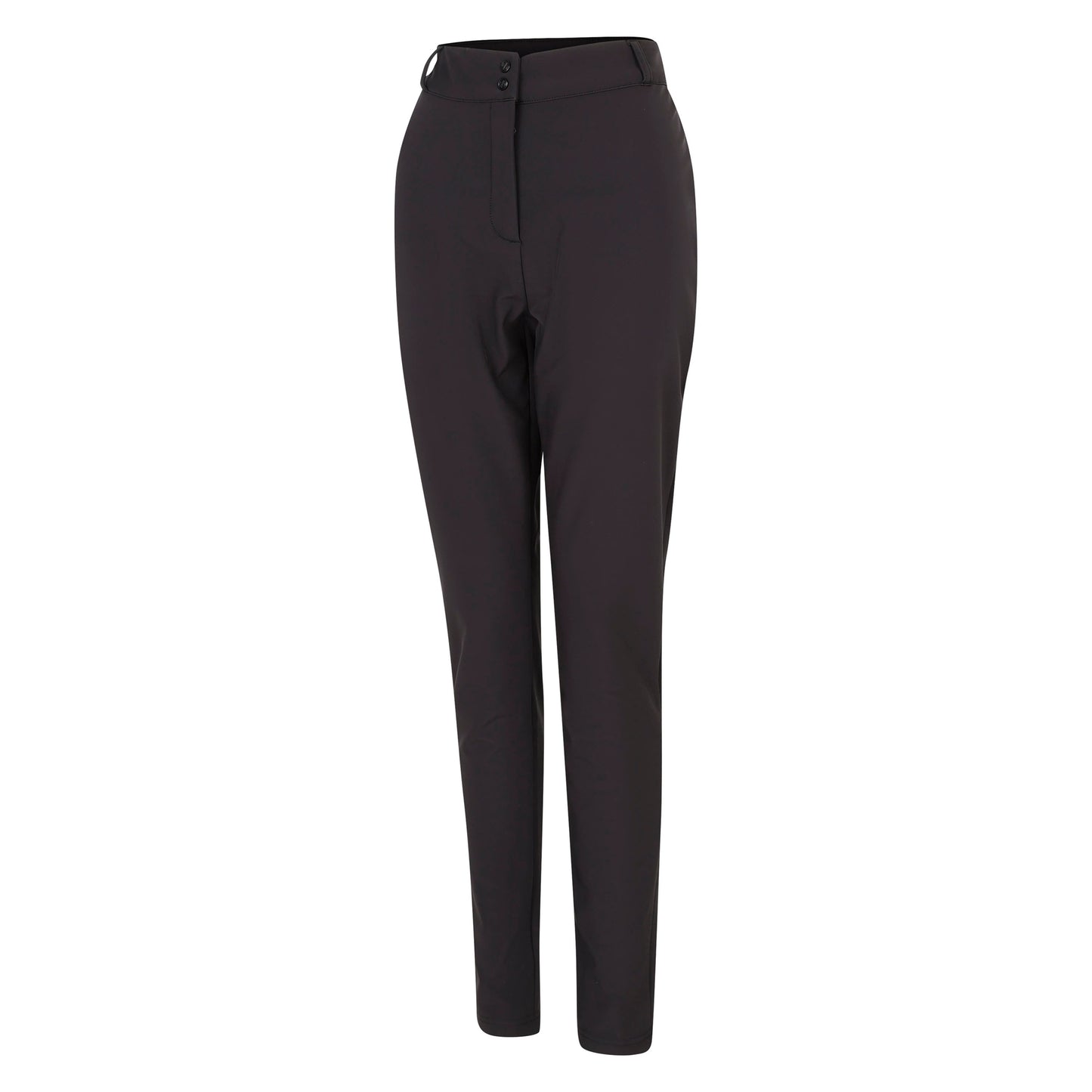 Black - Side - Dare 2B Womens-Ladies Sleek IV Softshell Ski Trousers