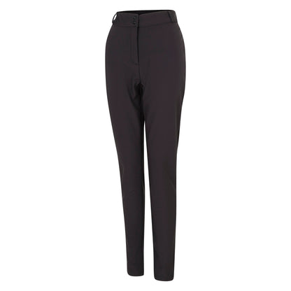 Black - Side - Dare 2B Womens-Ladies Sleek IV Softshell Ski Trousers
