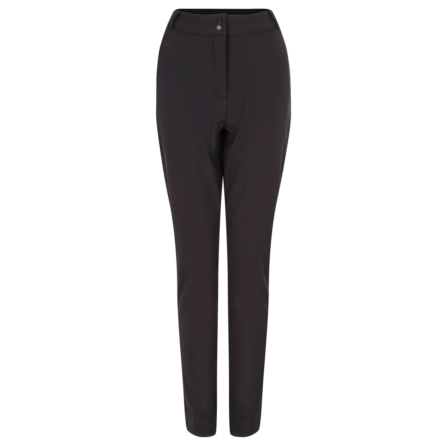 Black - Front - Dare 2B Womens-Ladies Sleek IV Softshell Ski Trousers