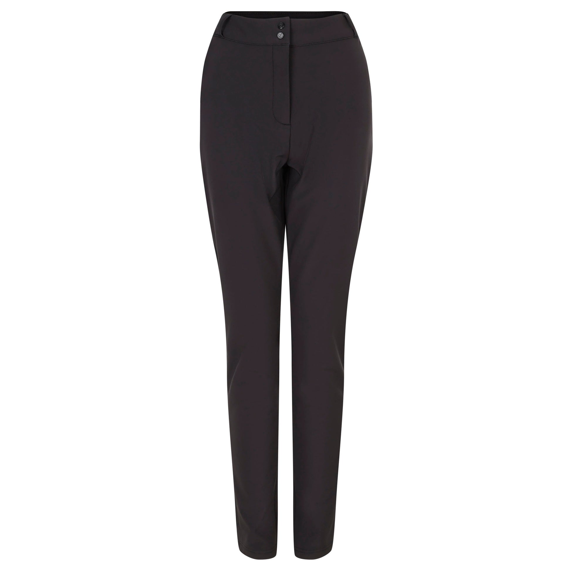 Black - Front - Dare 2B Womens-Ladies Sleek IV Softshell Ski Trousers