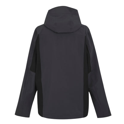 Ash-Black - Back - Regatta Mens Birchdale II Waterproof Jacket