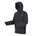 Ash-Black - Side - Regatta Mens Birchdale II Waterproof Jacket