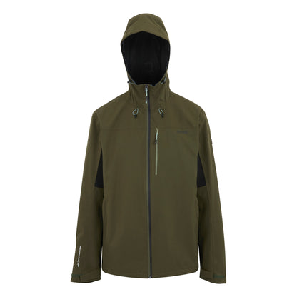Olive Night-Black - Front - Regatta Mens Birchdale II Waterproof Jacket