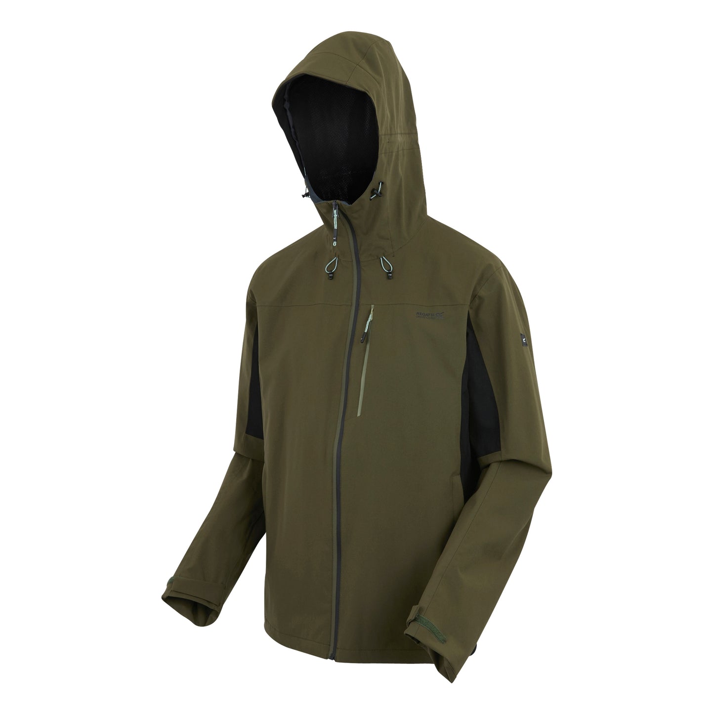Olive Night-Black - Side - Regatta Mens Birchdale II Waterproof Jacket