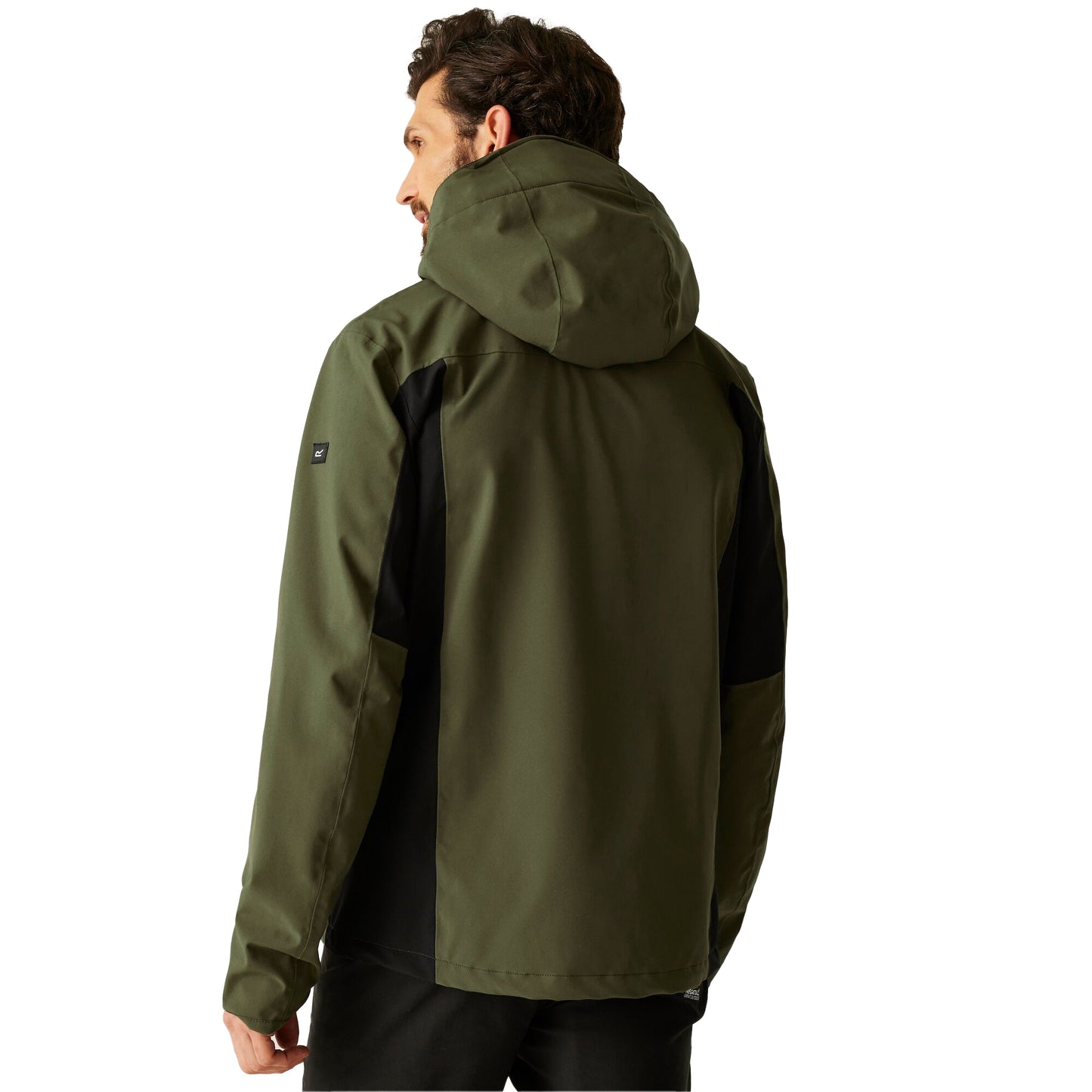 Olive Night-Black - Pack Shot - Regatta Mens Birchdale II Waterproof Jacket