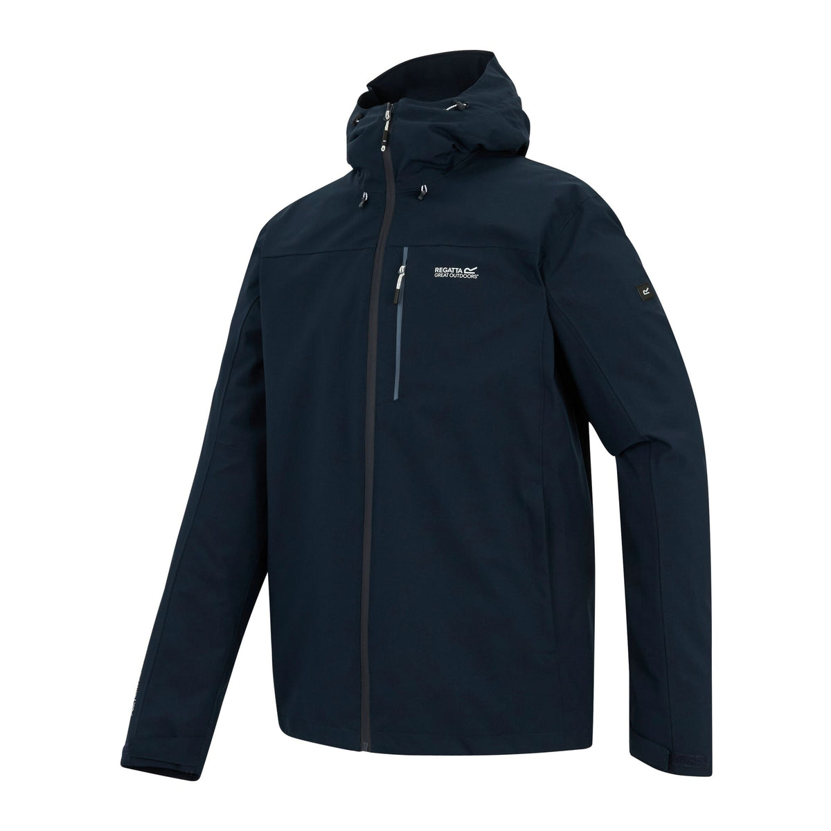 Navy - Side - Regatta Mens Birchdale II Waterproof Jacket
