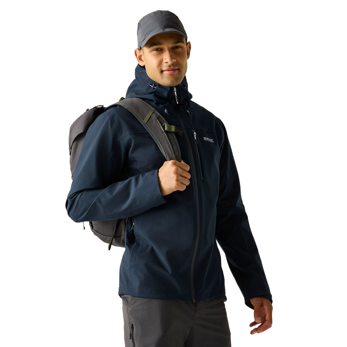 Navy - Lifestyle - Regatta Mens Birchdale II Waterproof Jacket