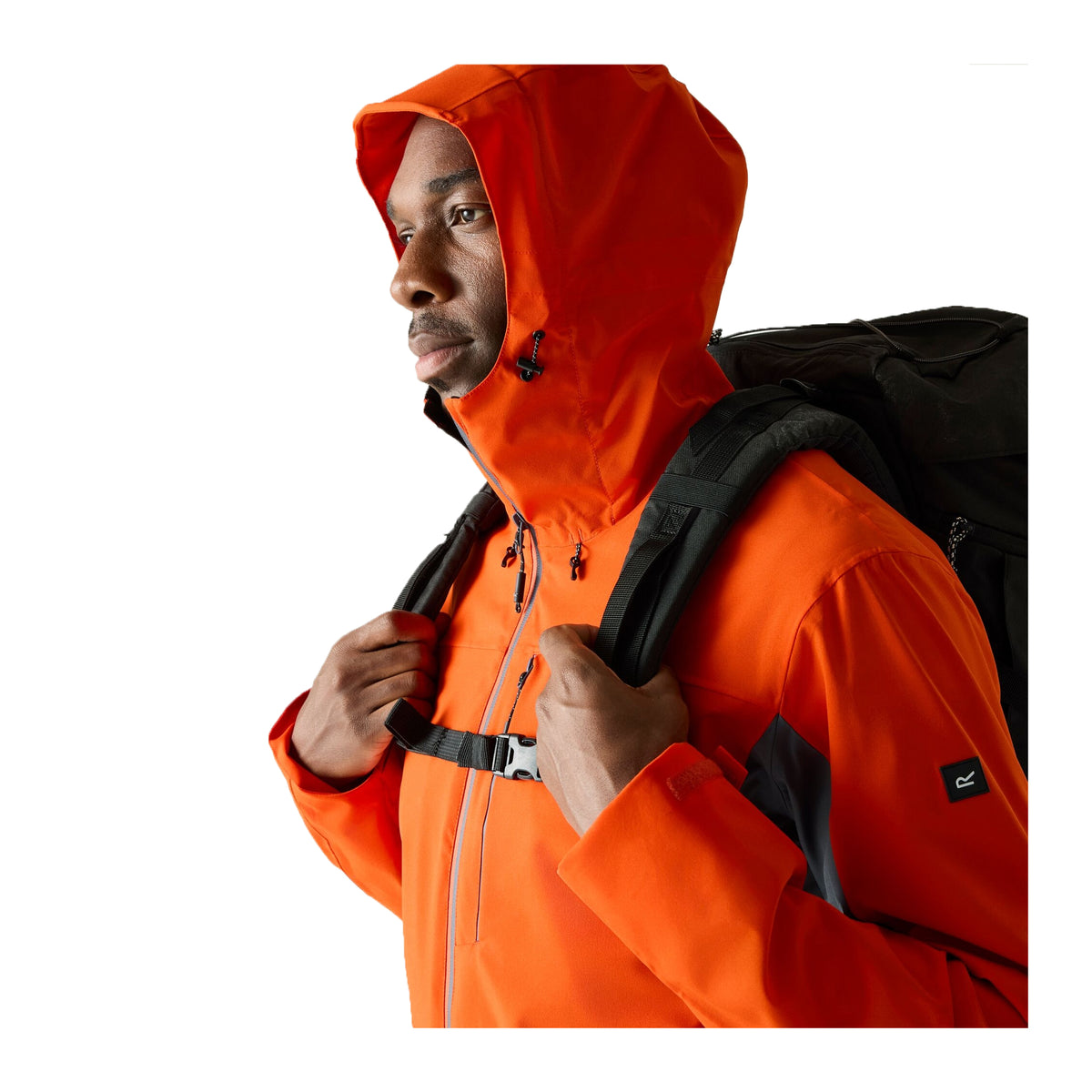 Dark Storm-Rusty Orange - Lifestyle - Regatta Mens Birchdale II Waterproof Jacket