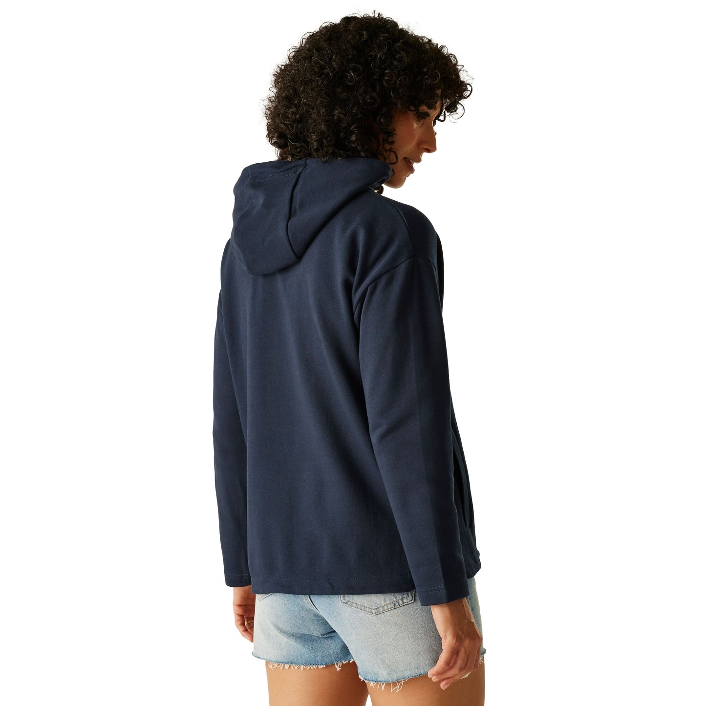 Navy - Pack Shot - Regatta Womens-Ladies Bayletta II Full Zip Hoodie