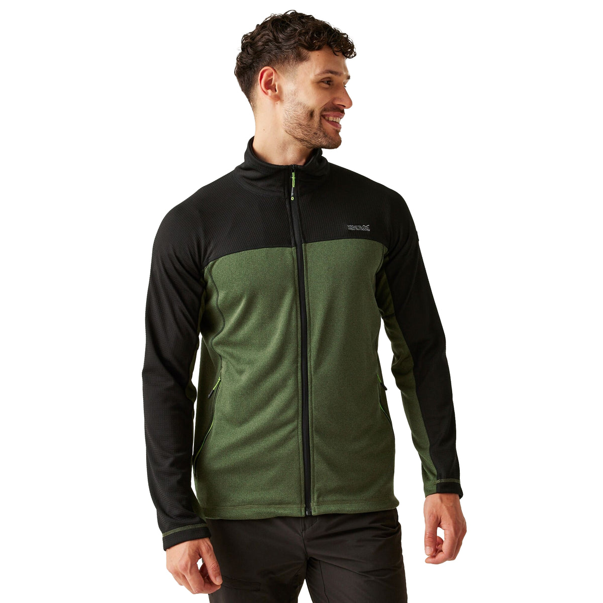 Nephrite Green-Black - Lifestyle - Regatta Mens Highton V Fleece Jacket