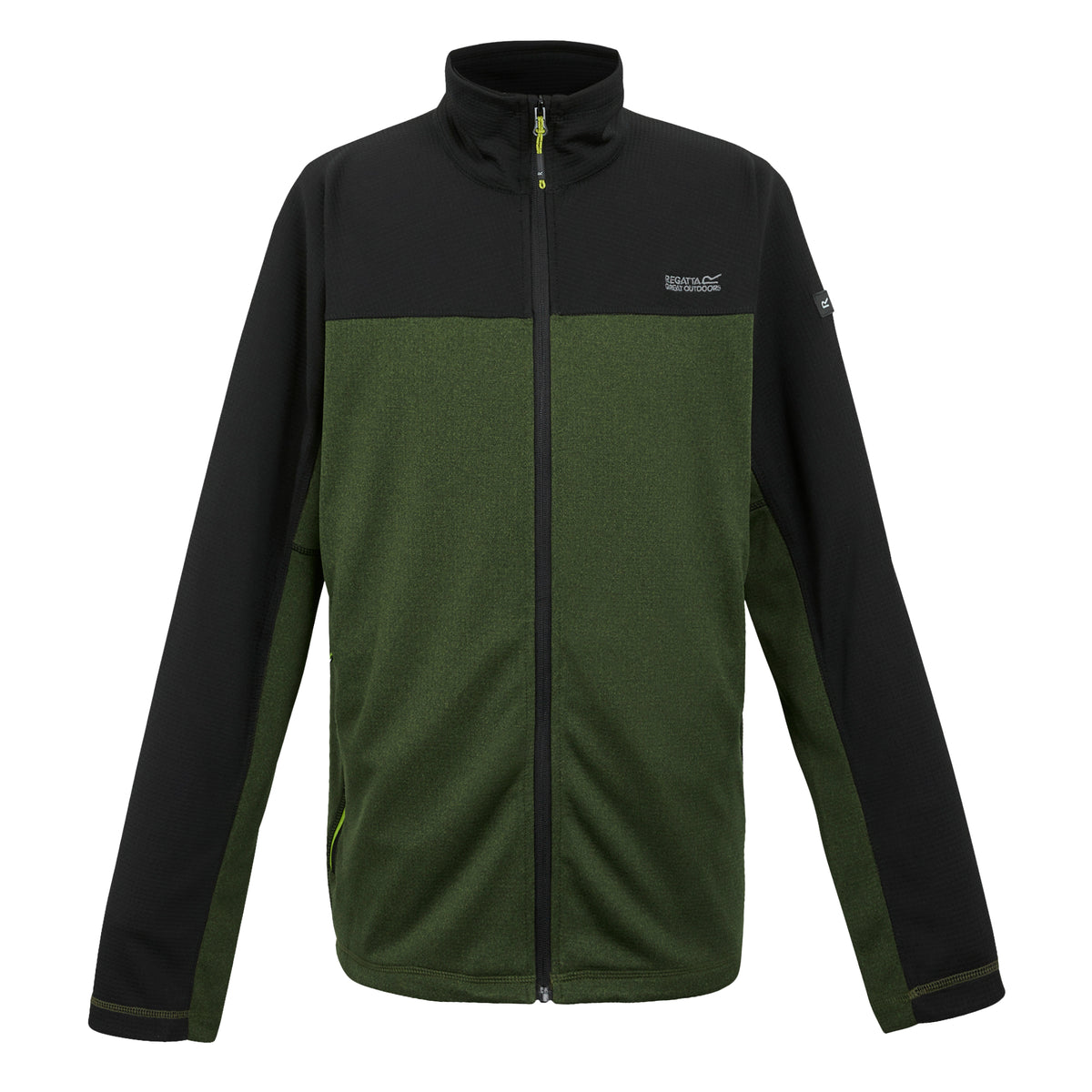 Nephrite Green-Black - Front - Regatta Mens Highton V Fleece Jacket
