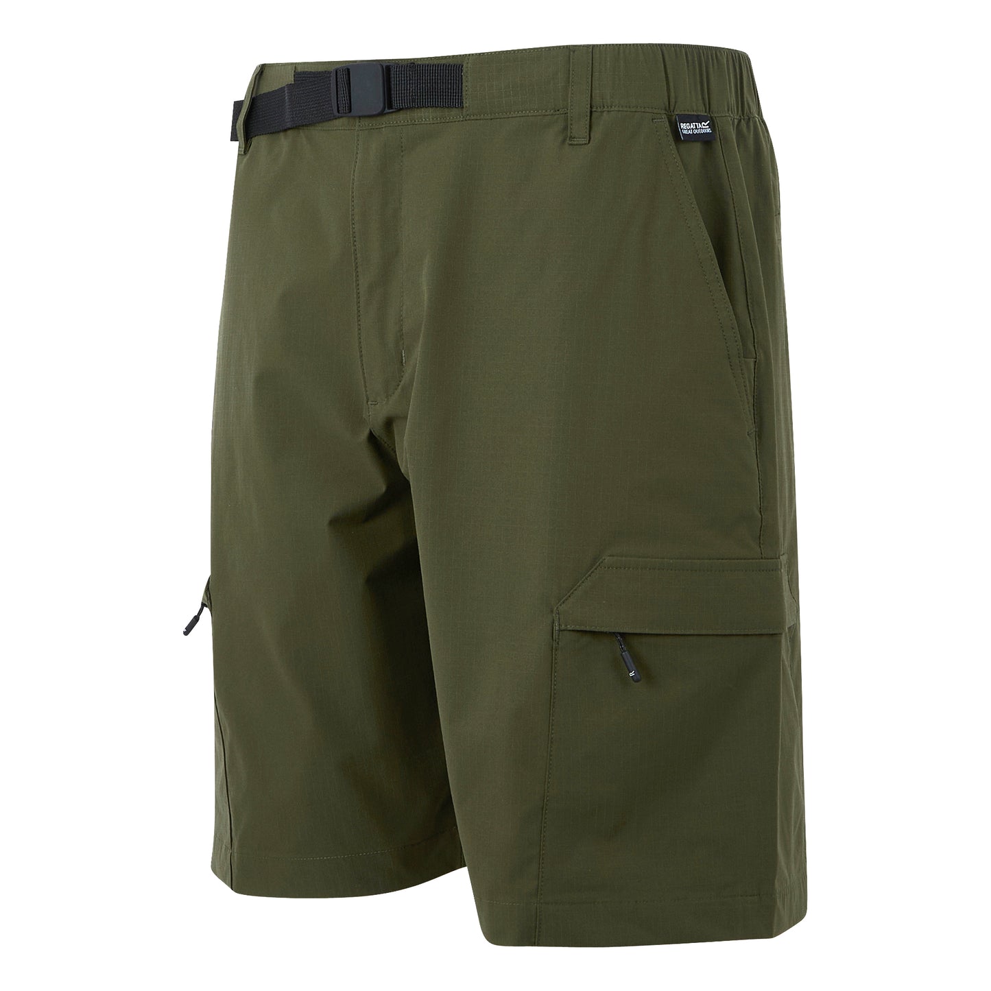 Dark Khaki - Side - Regatta Mens Mallen Shorts