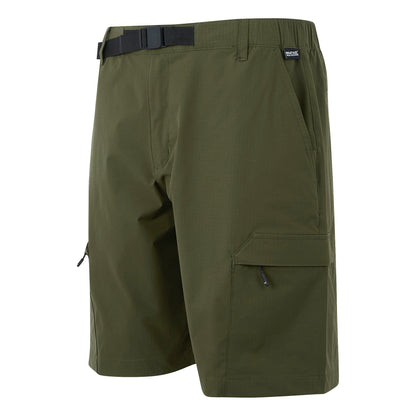 Dark Khaki - Side - Regatta Mens Mallen Shorts