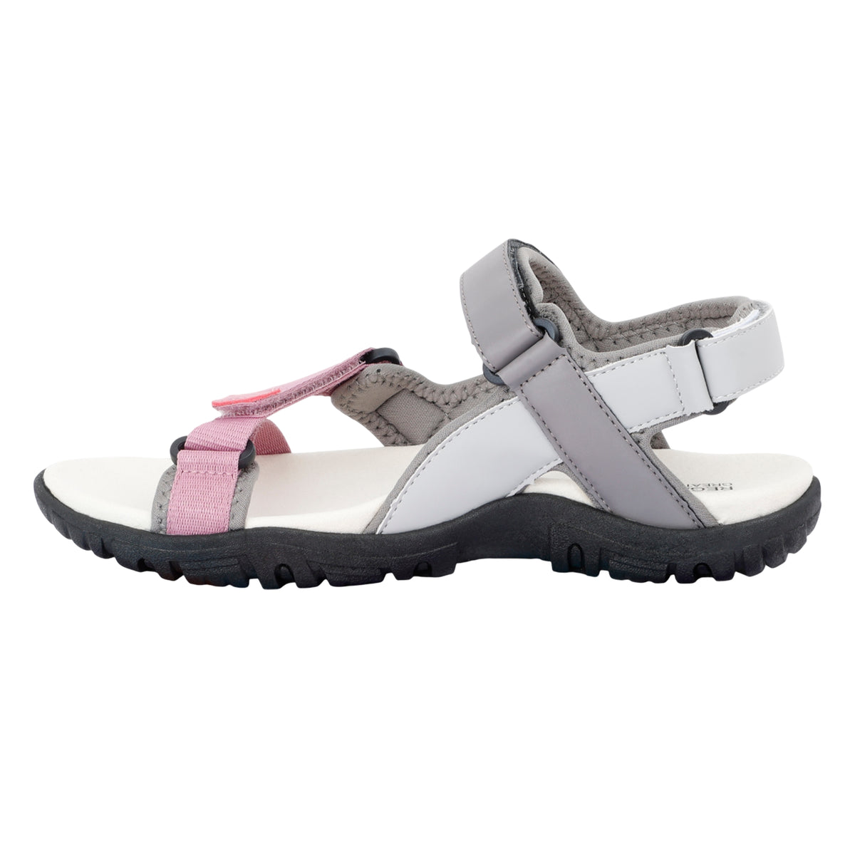 Grey-Lilas - Side - Regatta Womens-Ladies Santa Clara II Sandals