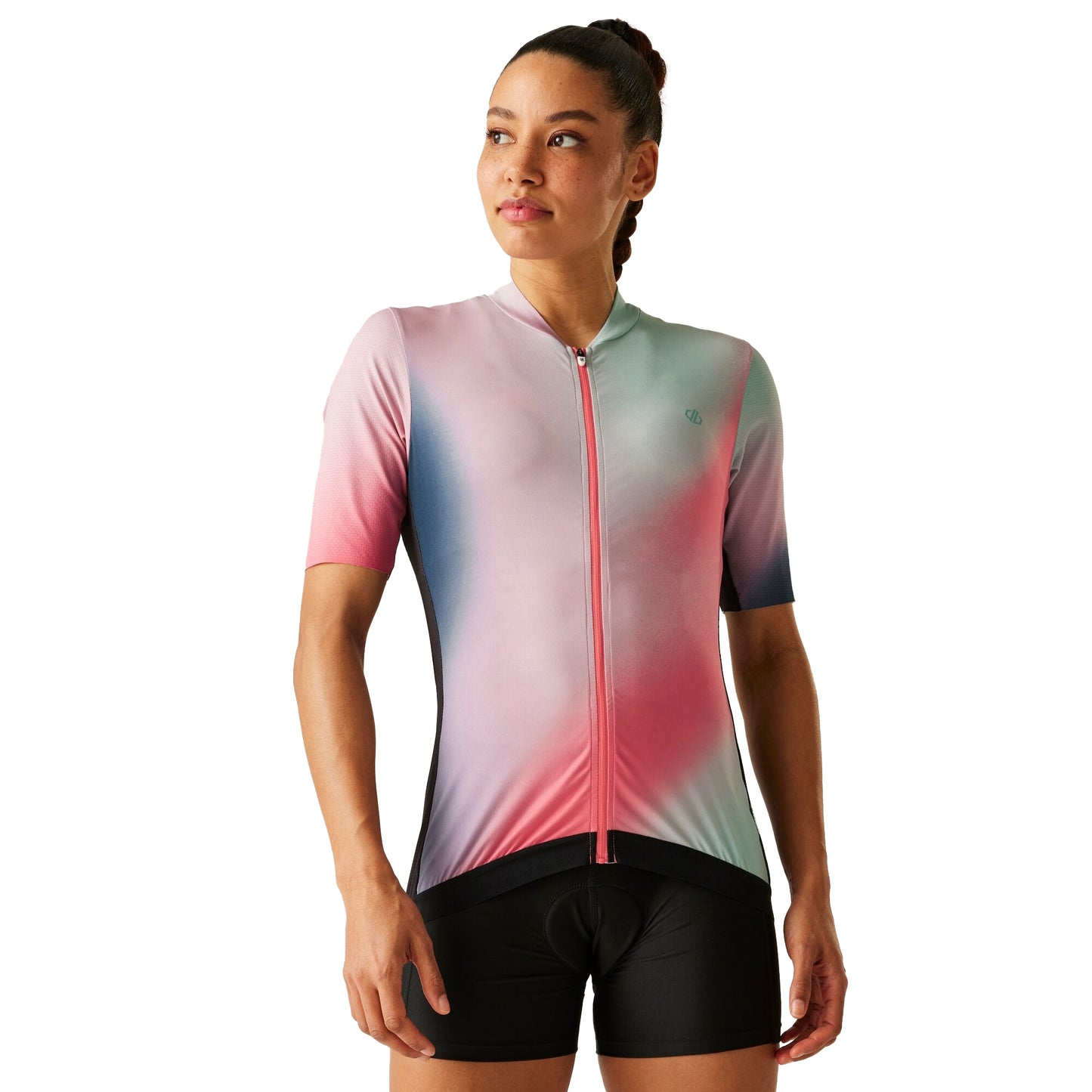 Multicoloured - Side - Dare 2B Womens-Ladies AEP Stimulus III Gradient Cycling Jersey