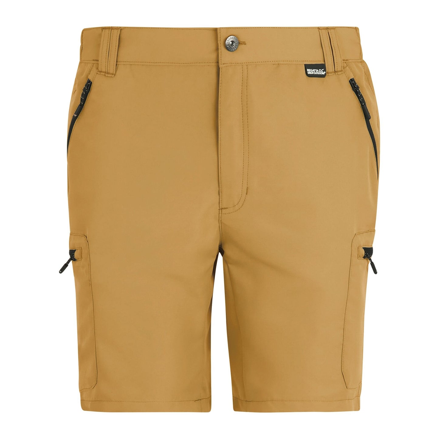 Wood Brown - Front - Regatta Mens Leesville III Shorts