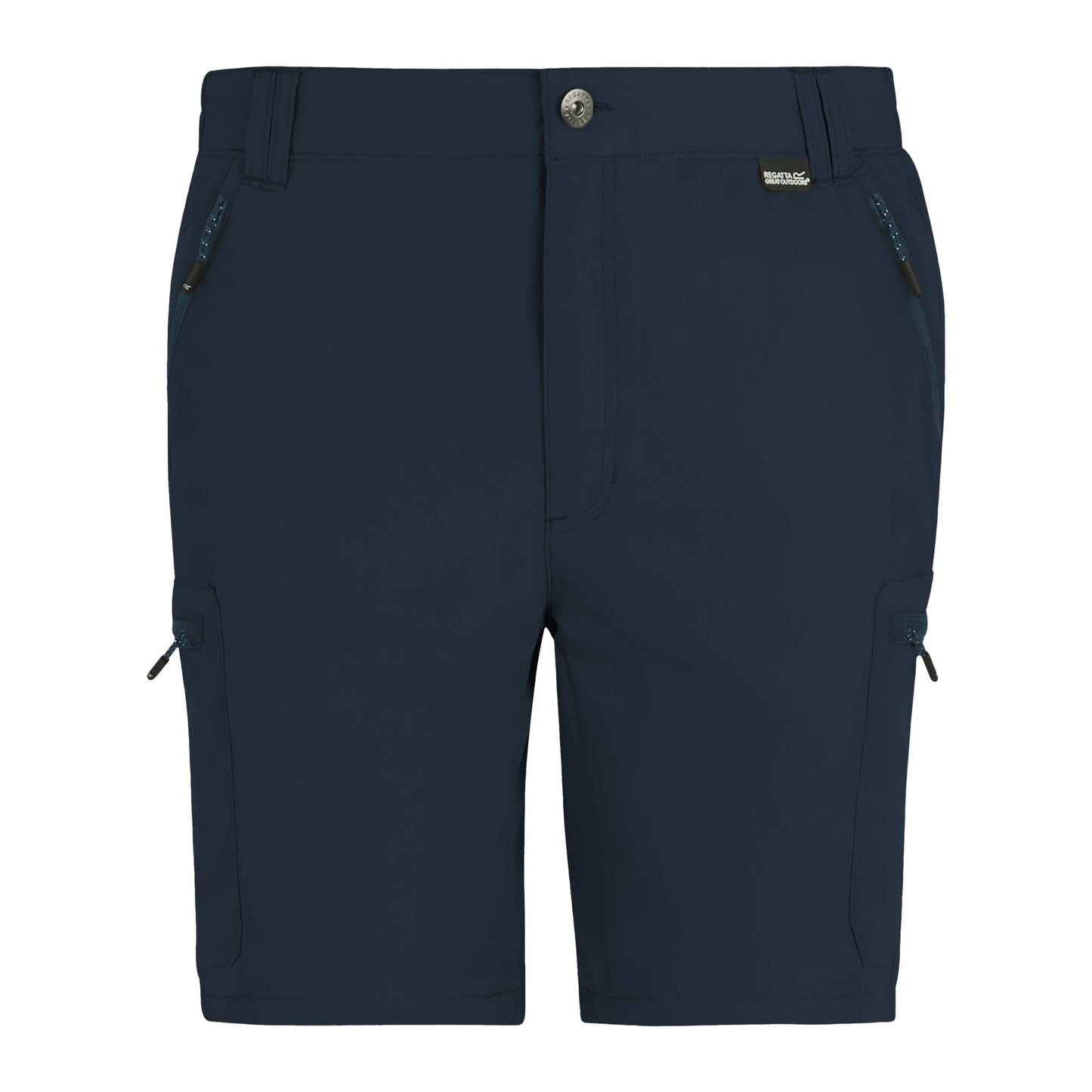 Navy - Front - Regatta Mens Leesville III Shorts