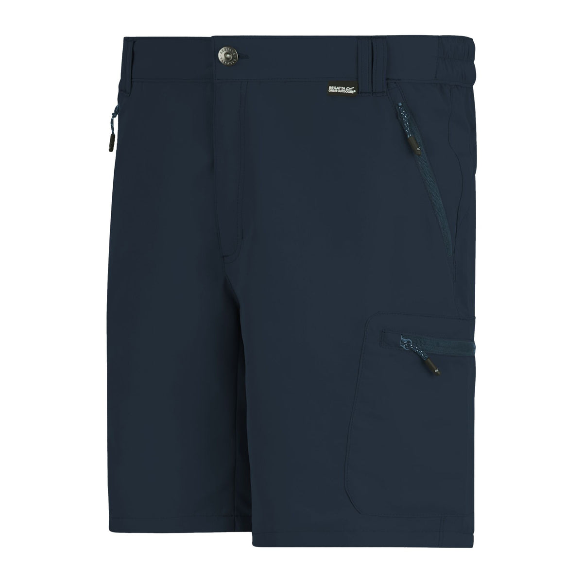 Navy - Side - Regatta Mens Leesville III Shorts