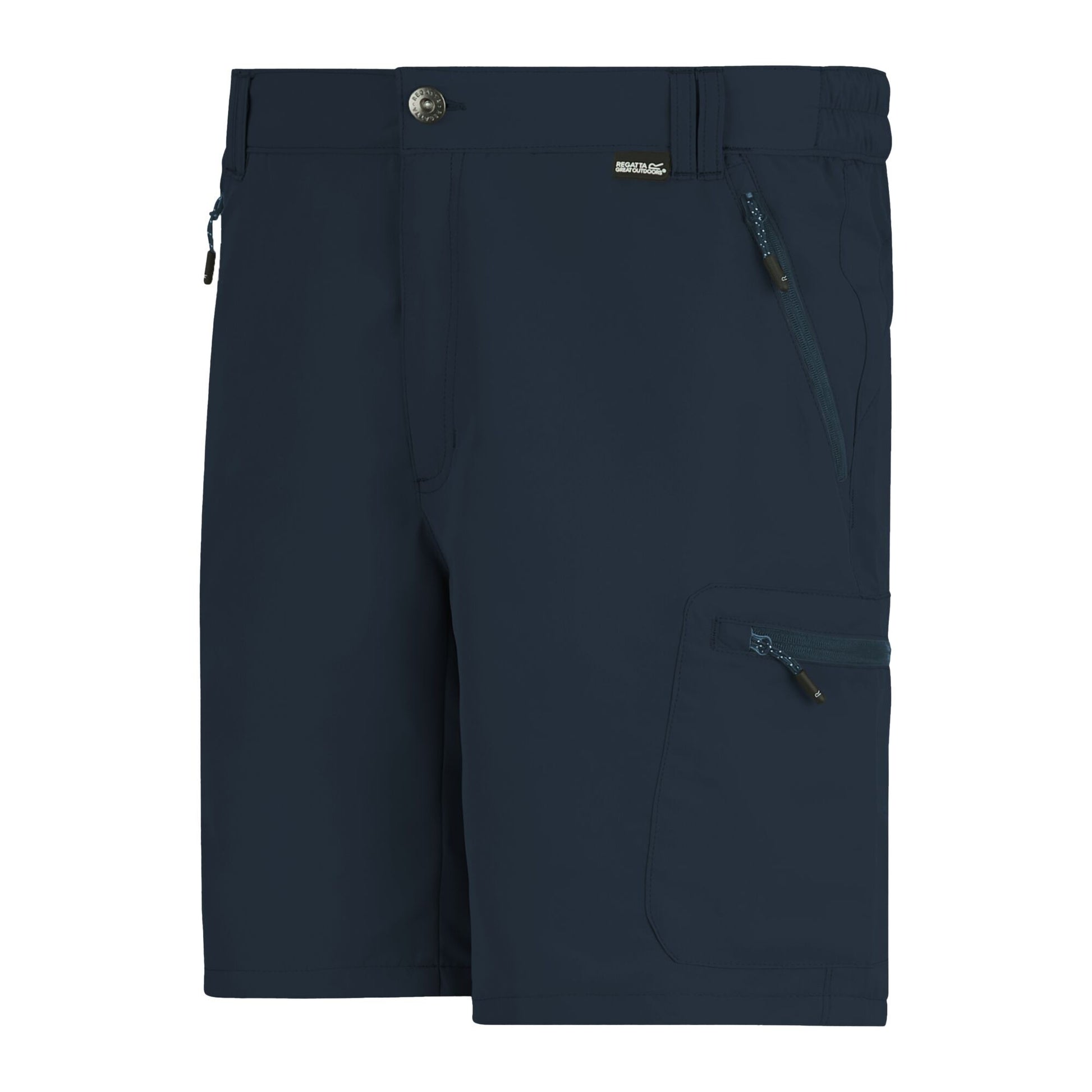 Navy - Side - Regatta Mens Leesville III Shorts