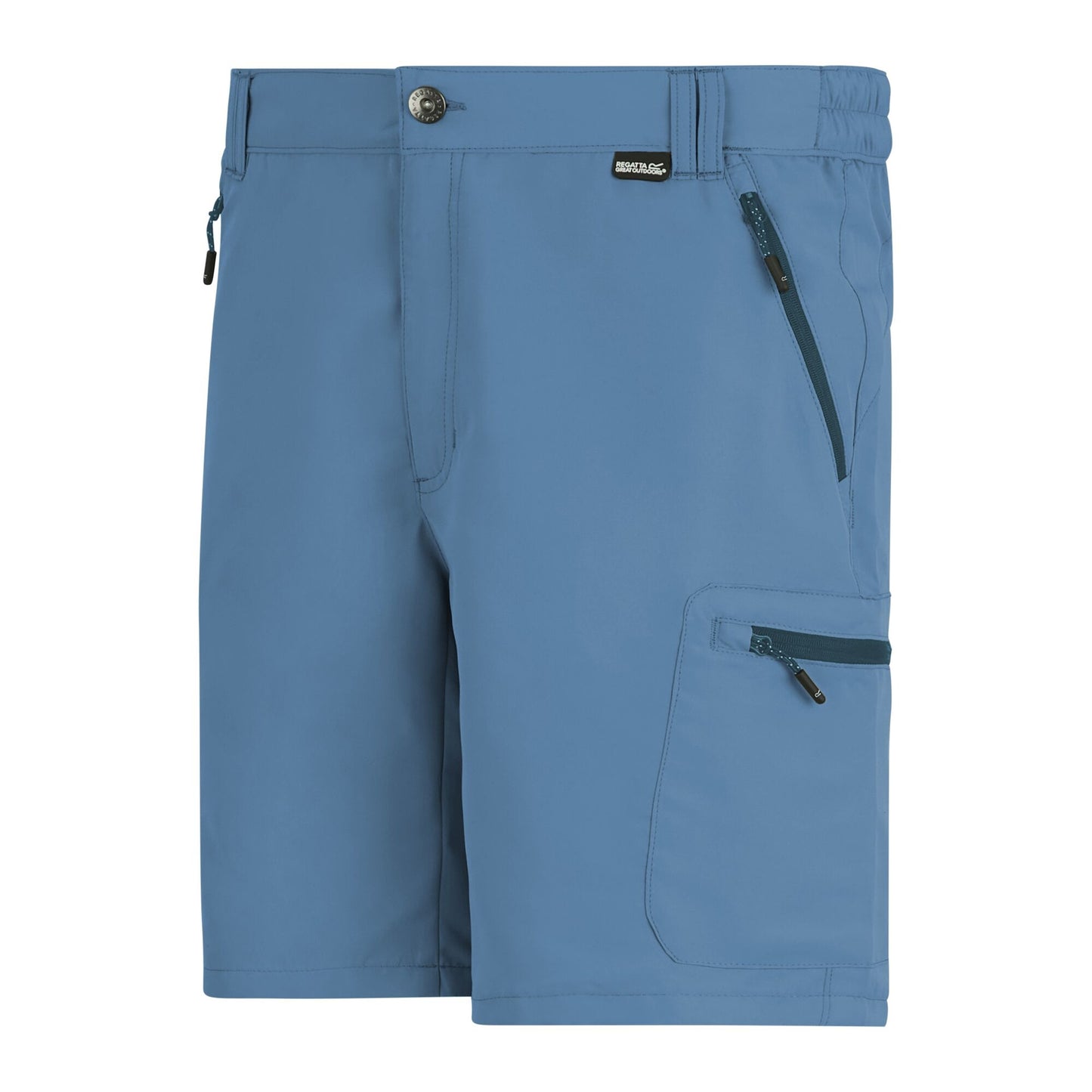 China Blue - Side - Regatta Mens Leesville III Shorts