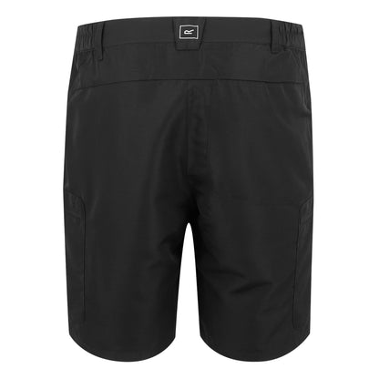 Black - Back - Regatta Mens Leesville III Shorts