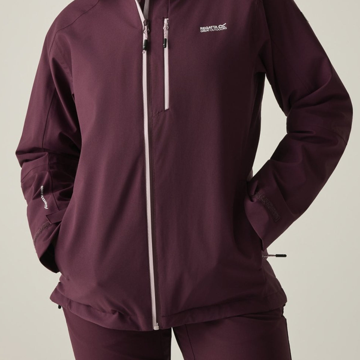 Fig - Lifestyle - Regatta Womens-Ladies Birchdale II Waterproof Jacket