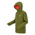 Nephrite Green-Peach Bloom - Side - Regatta Womens-Ladies Birchdale II Waterproof Jacket