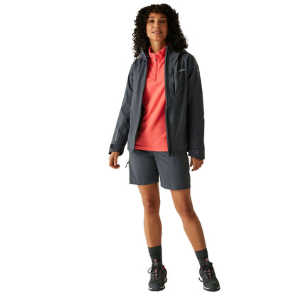 Seal Grey - Side - Regatta Womens-Ladies Birchdale II Waterproof Jacket