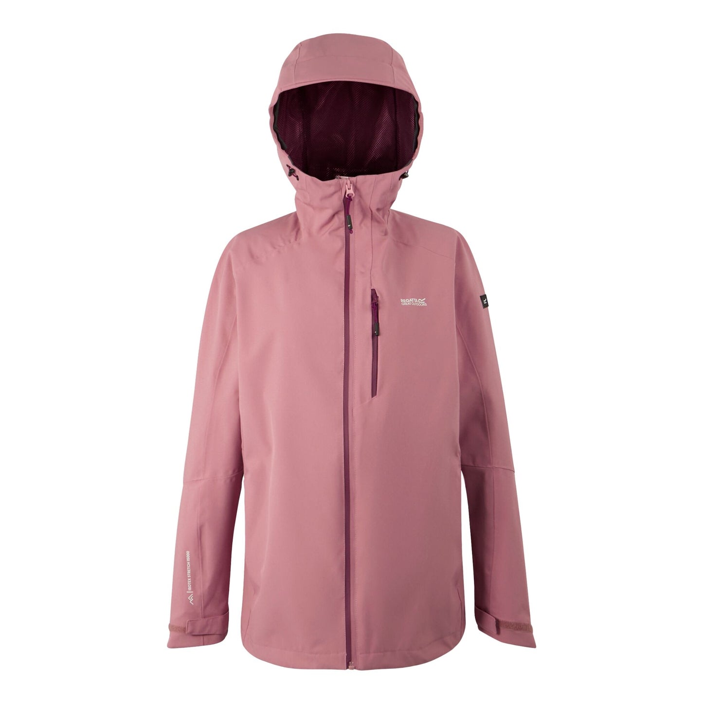 Dusty Rose - Front - Regatta Womens-Ladies Birchdale II Waterproof Jacket