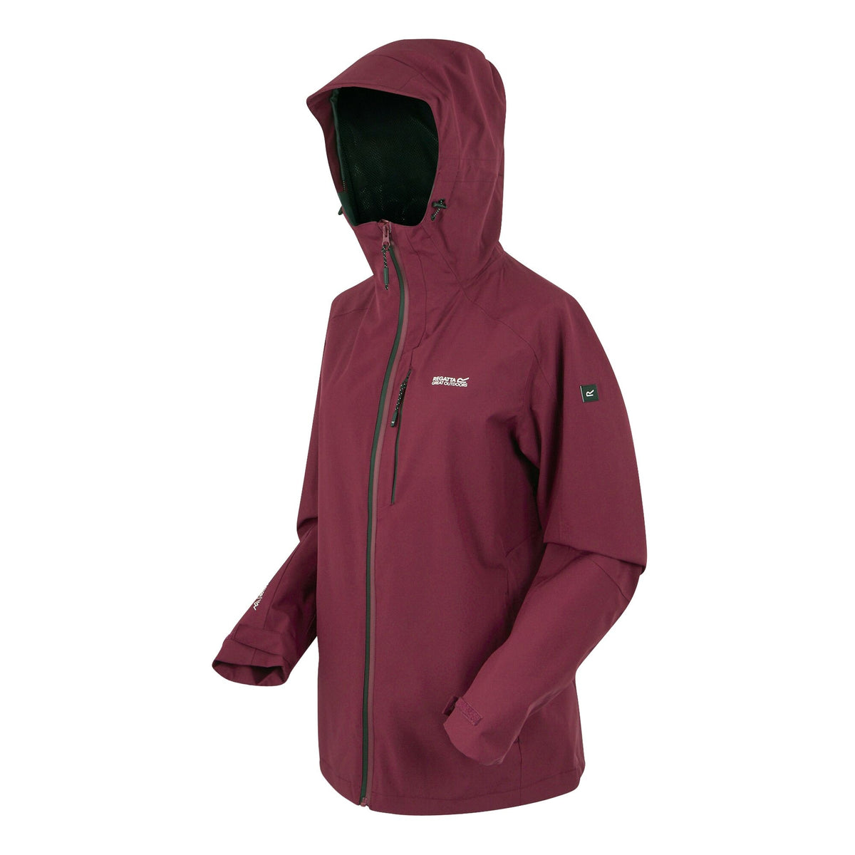 Dark Pimento - Side - Regatta Womens-Ladies Birchdale II Waterproof Jacket