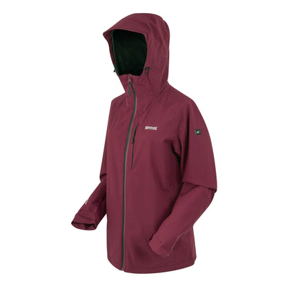 Dark Pimento - Side - Regatta Womens-Ladies Birchdale II Waterproof Jacket