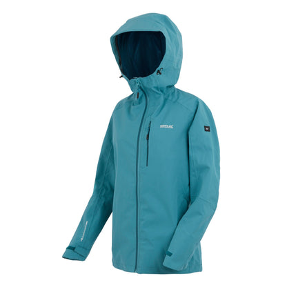 Storm Blue - Side - Regatta Womens-Ladies Birchdale II Waterproof Jacket