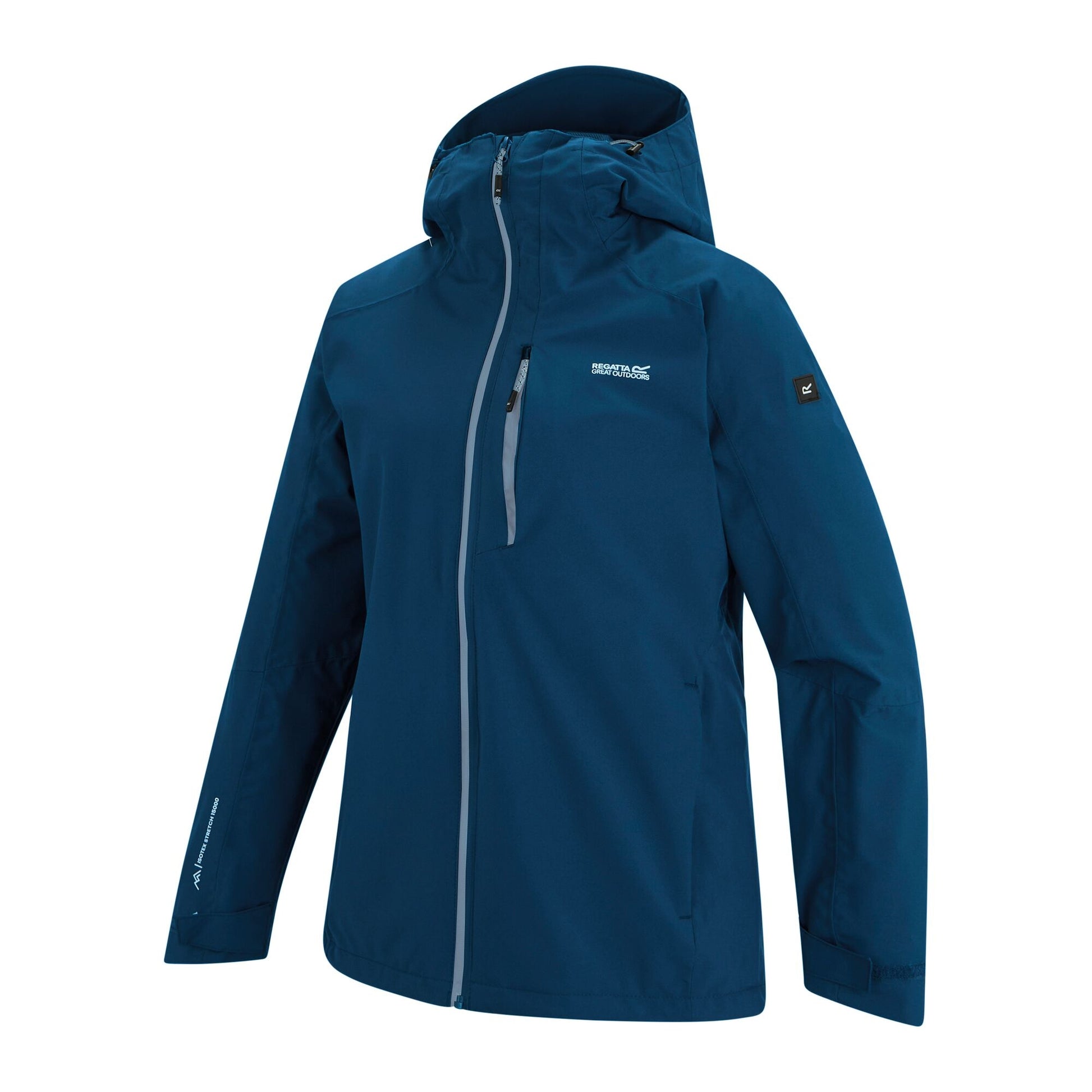 Aviator Blue - Side - Regatta Womens-Ladies Birchdale II Waterproof Jacket