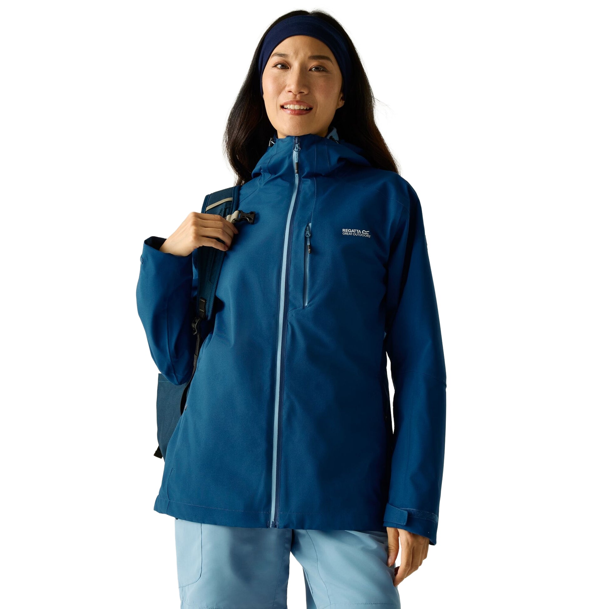 Aviator Blue - Lifestyle - Regatta Womens-Ladies Birchdale II Waterproof Jacket