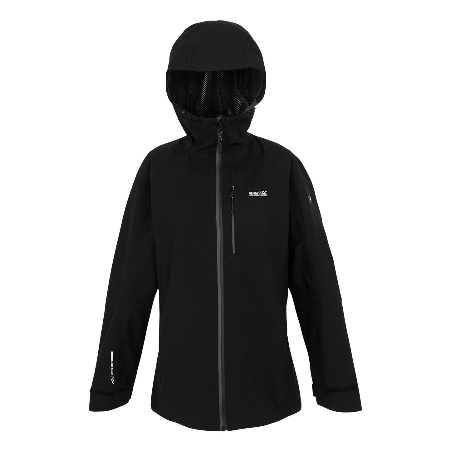 Black-Seal Grey - Front - Regatta Womens-Ladies Birchdale II Waterproof Jacket