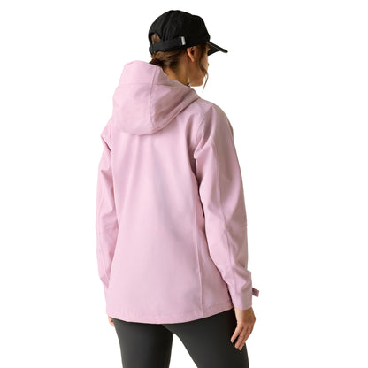 Powder Lilac - Close up - Regatta Womens-Ladies Birchdale II Waterproof Jacket