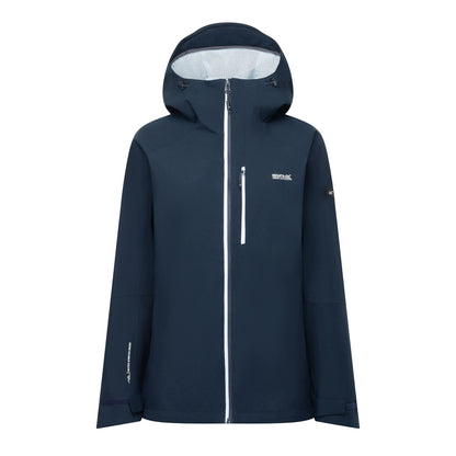 Navy-Skyway - Front - Regatta Womens-Ladies Birchdale II Waterproof Jacket