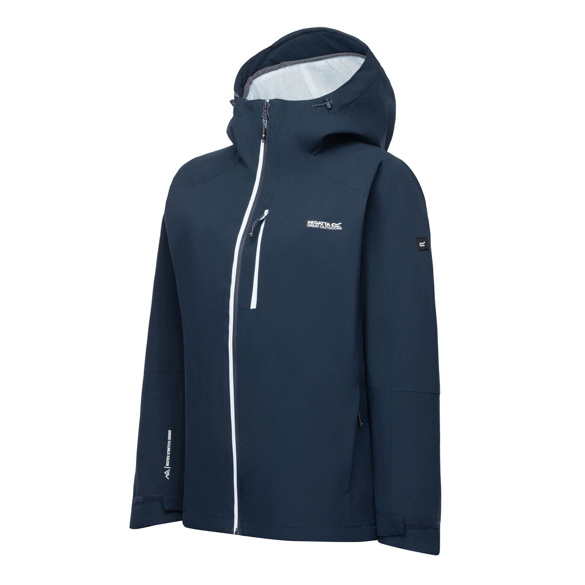 Navy-Skyway - Side - Regatta Womens-Ladies Birchdale II Waterproof Jacket