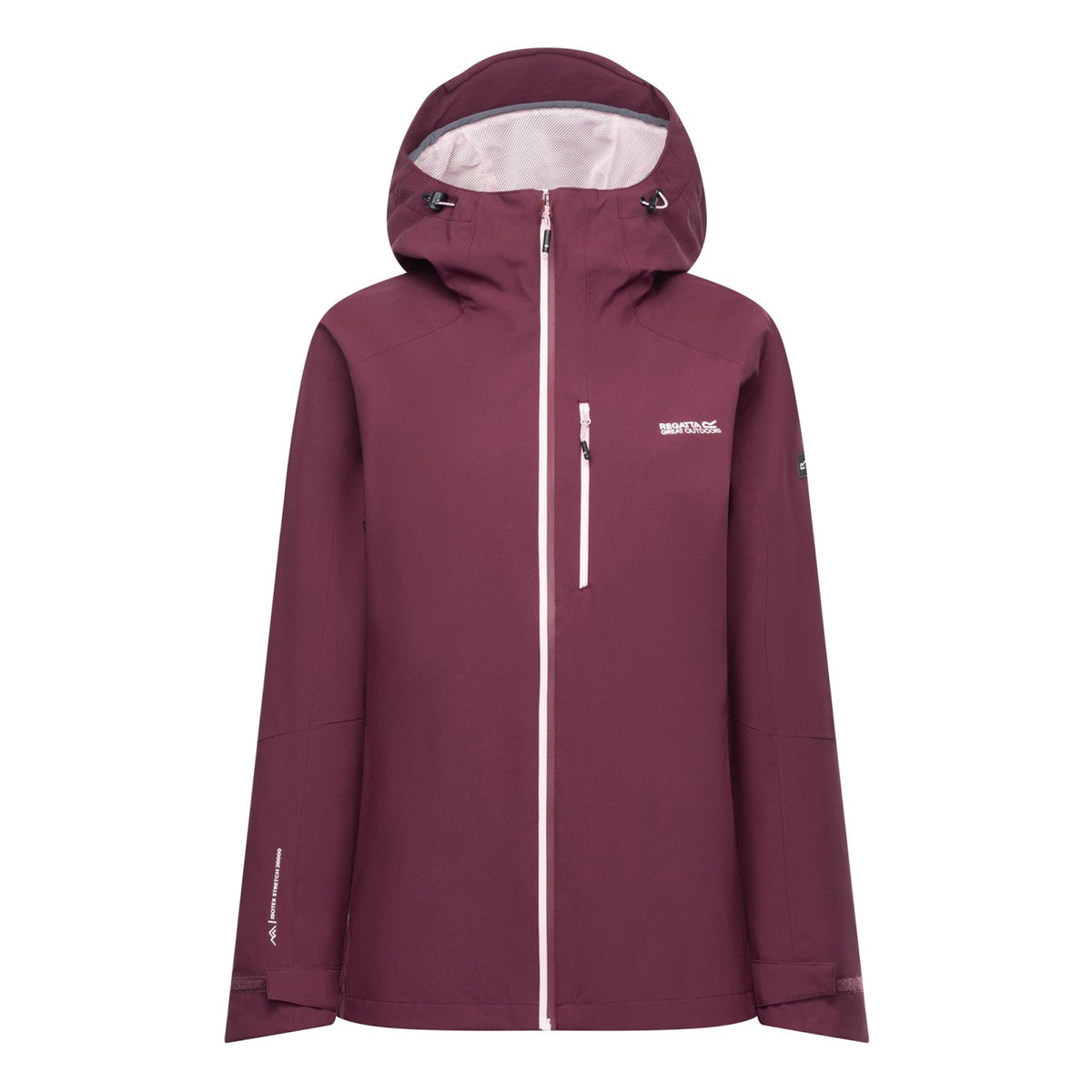 Fig - Front - Regatta Womens-Ladies Birchdale II Waterproof Jacket