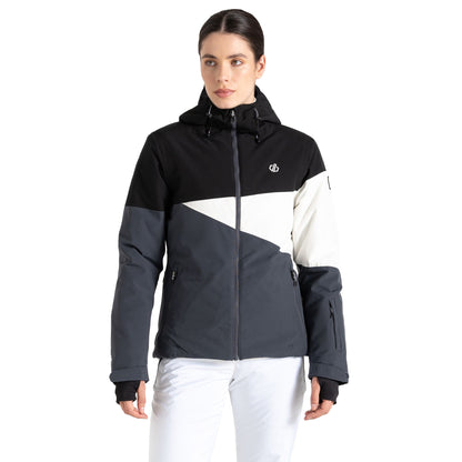 Black-Ebony - Lifestyle - Dare 2B Womens-Ladies Ice III Ski Jacket