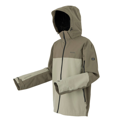 Golden Sand-Treetop - Side - Regatta Mens Bosfield III Waterproof Jacket