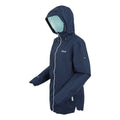 Navy-Icy Morn - Side - Regatta Womens-Ladies Hamara IV Waterproof Jacket