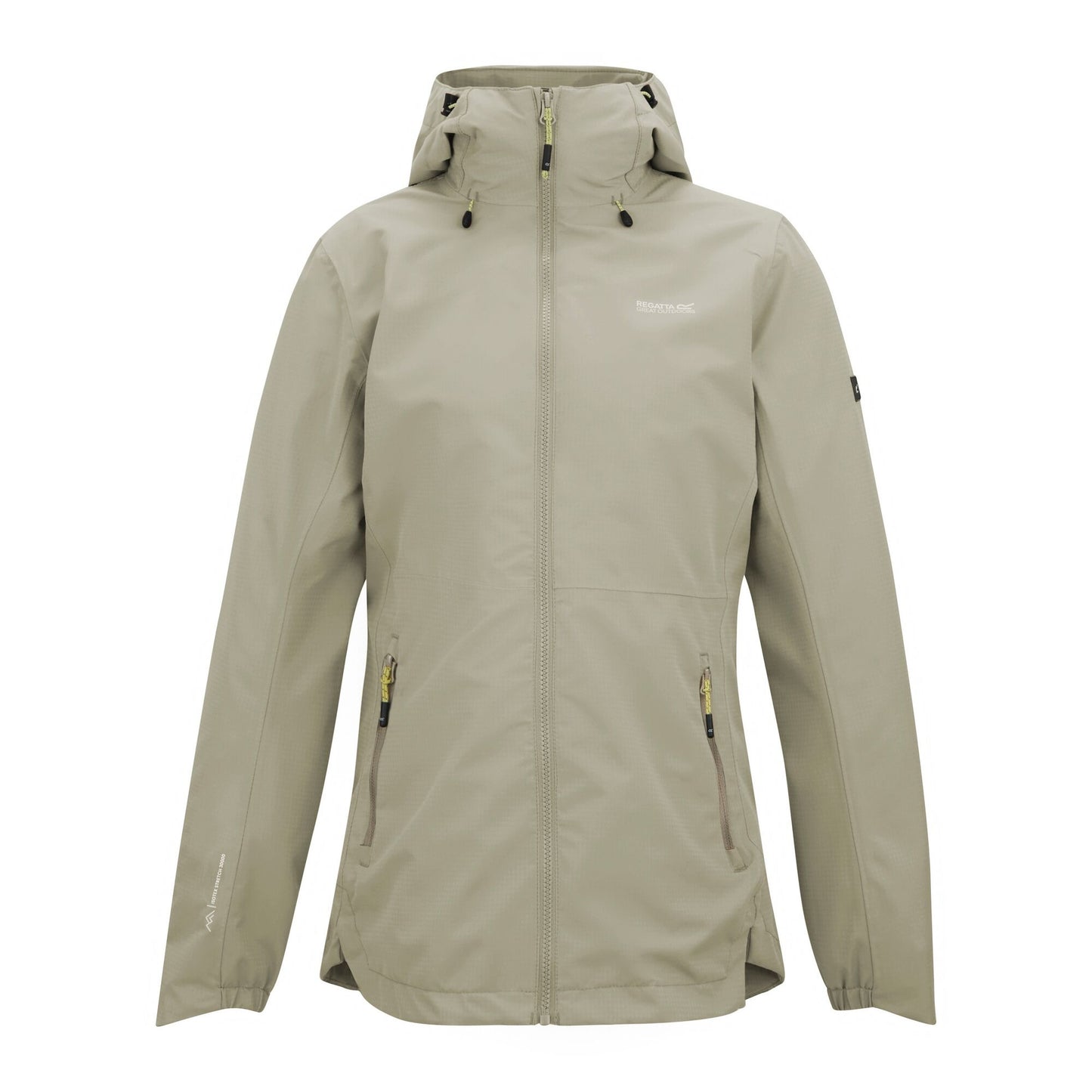 Parchment - Front - Regatta Womens-Ladies Hamara IV Waterproof Jacket