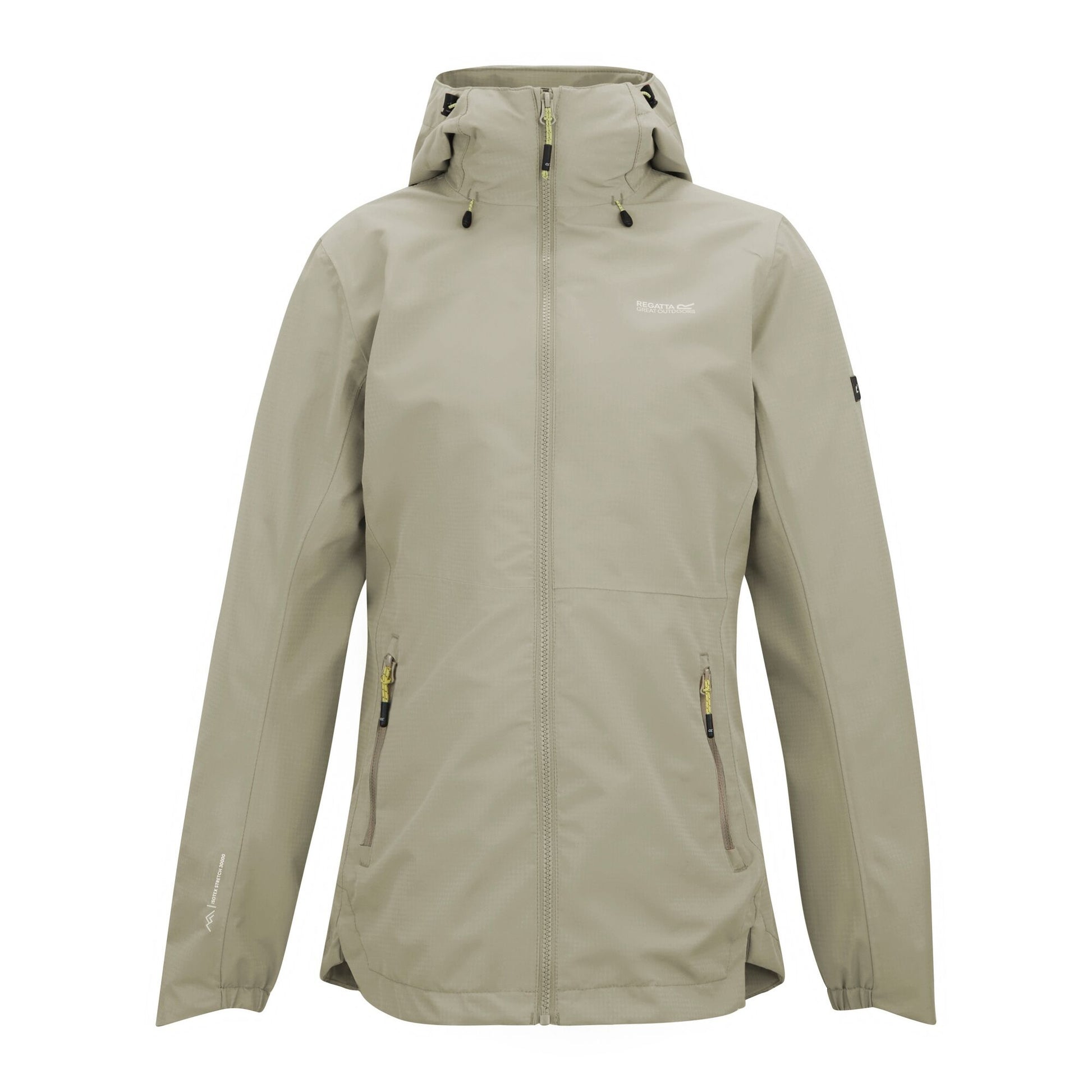 Parchment - Front - Regatta Womens-Ladies Hamara IV Waterproof Jacket