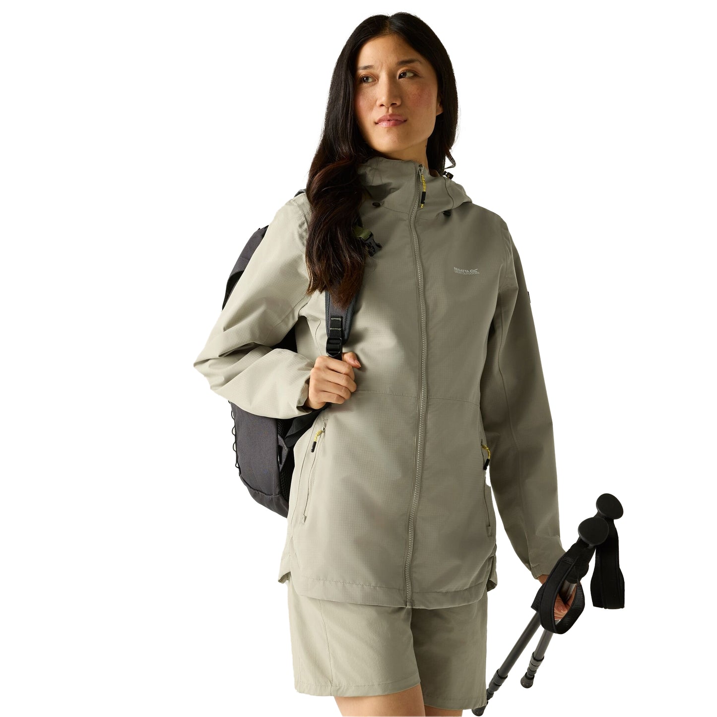Parchment - Lifestyle - Regatta Womens-Ladies Hamara IV Waterproof Jacket