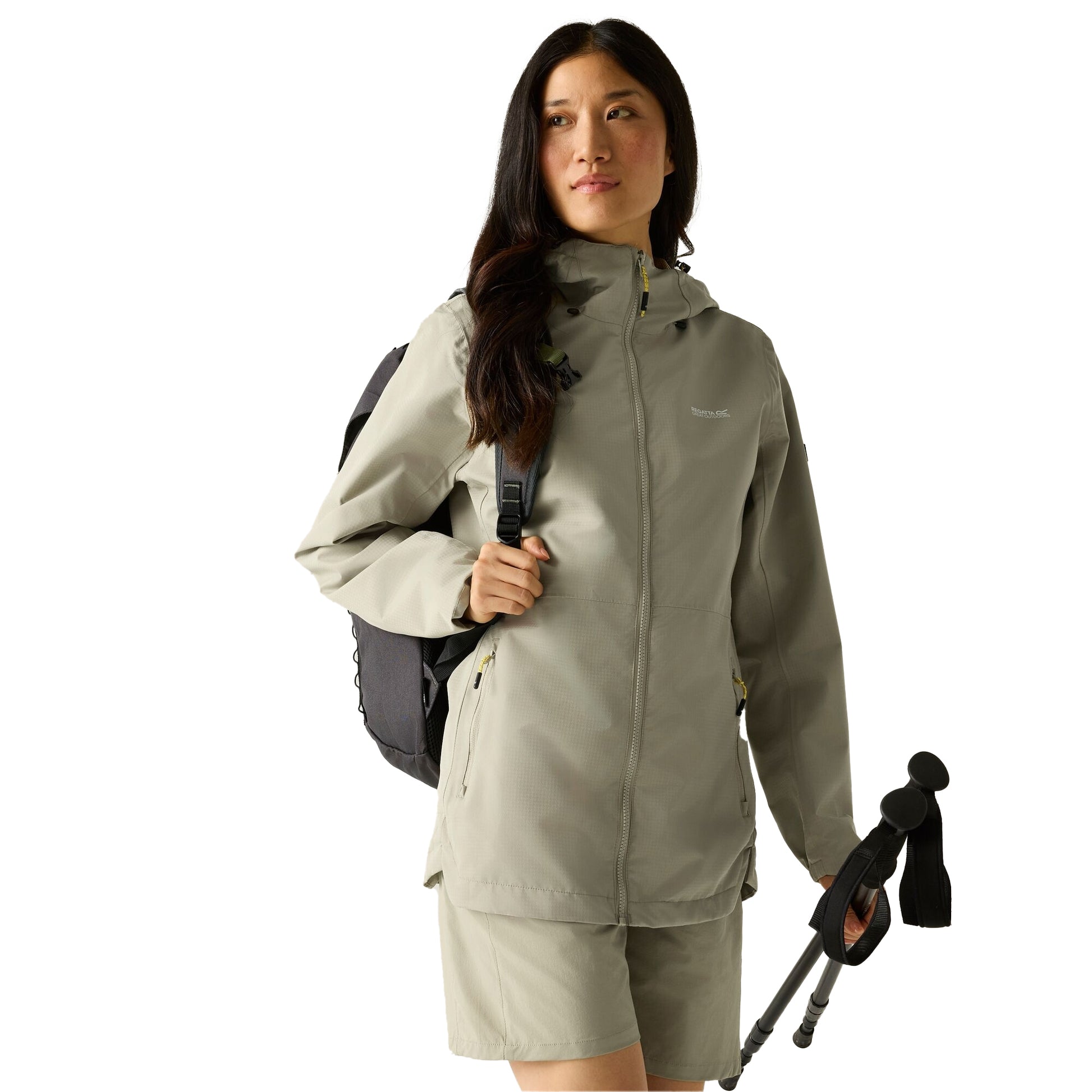 Parchment - Lifestyle - Regatta Womens-Ladies Hamara IV Waterproof Jacket